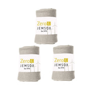 Luxury Socks Multipack 3 Pairs / 5-Pairs Grey Plain Colour Men's Crew Socks Size 7-12