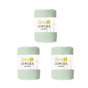 Luxury Socks Multipack 3 Pairs / 5-Pairs Mint Green Plain Colour Men's Crew Socks Size 7-12