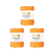 Luxury Socks Multipack 3 Pairs / 5-Pairs Orange Plain Colour Men's Crew Socks Size 7-12