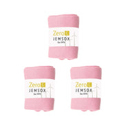 Luxury Socks Multipack 3 Pairs / 5-Pairs Rose Pink Plain Colour Men's Crew Socks Size 7-12