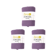 Luxury Socks Multipack 3 Pairs / 5-Pairs Purple Plain Colour Men's Crew Socks Size 7-12