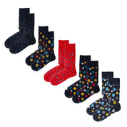 5-Pack Spots & Circles – Organic Cotton Socks