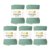 Luxury Socks Multipack 3 Pairs / 5-Pairs Green Plain Colour Men's Crew Socks Size 7-12