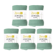 Luxury Socks Multipack 3 Pairs / 5-Pairs Green Plain Colour Men's Crew Socks Size 7-12