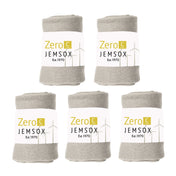 Luxury Socks Multipack 3 Pairs / 5-Pairs Grey Plain Colour Men's Crew Socks Size 7-12