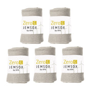 Luxury Socks Multipack 3 Pairs / 5-Pairs Grey Plain Colour Men's Crew Socks Size 7-12