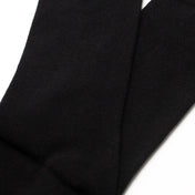 5 Pack - Men’s Luxury Black Plain Colour Organic Cotton Comfort Welt Socks – UK 6-9