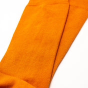 5 Pack - Men’s Luxury Orange Plain Colour Organic Cotton Comfort Welt Socks – UK 6-9