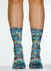 ART CROCODILE Ladies Fashion Gift Socks