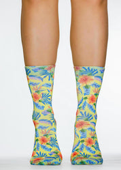 COLOURED BEACH Ladies Novelty Gift Socks