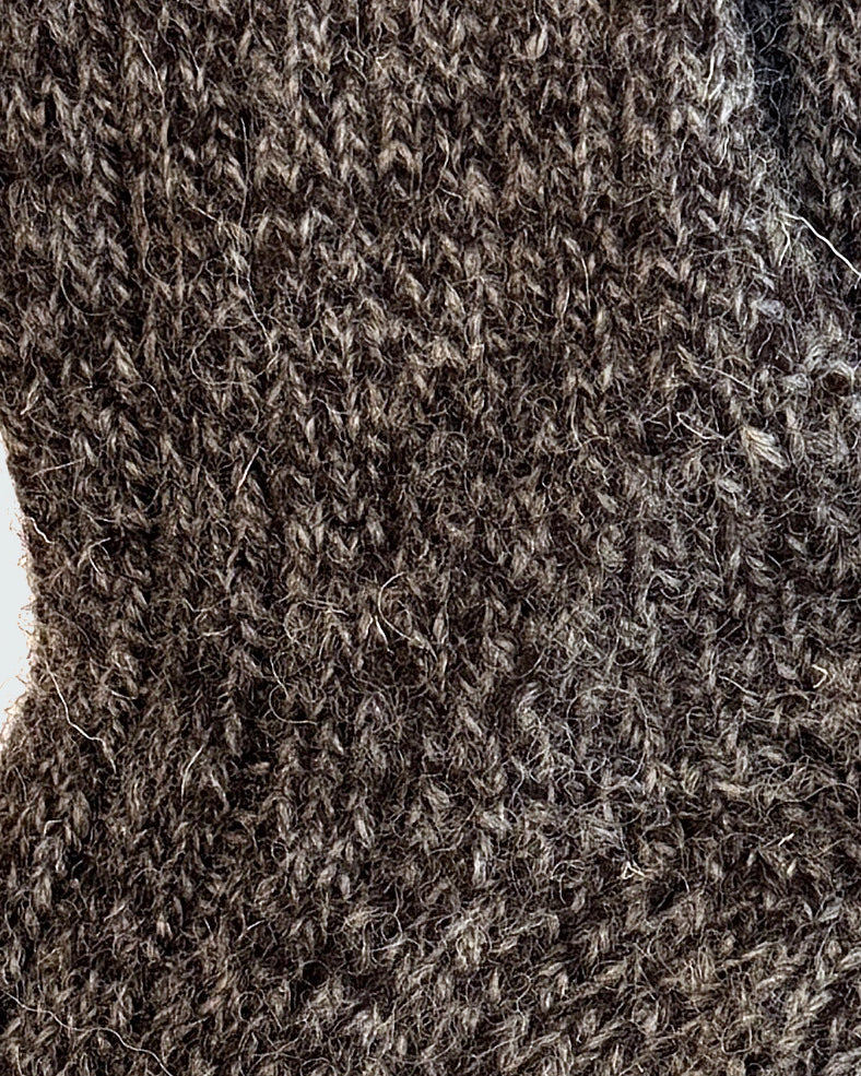 British Wool Boot Socks – Dark Natural Twist | 100% British Wool Luxury Boot Socks