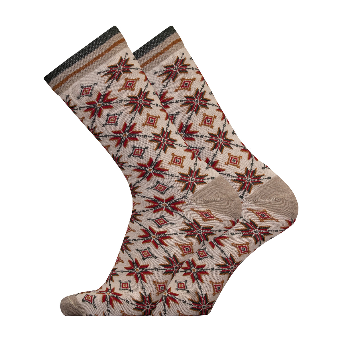 Autumn Star Sand Nativa Wool Socks