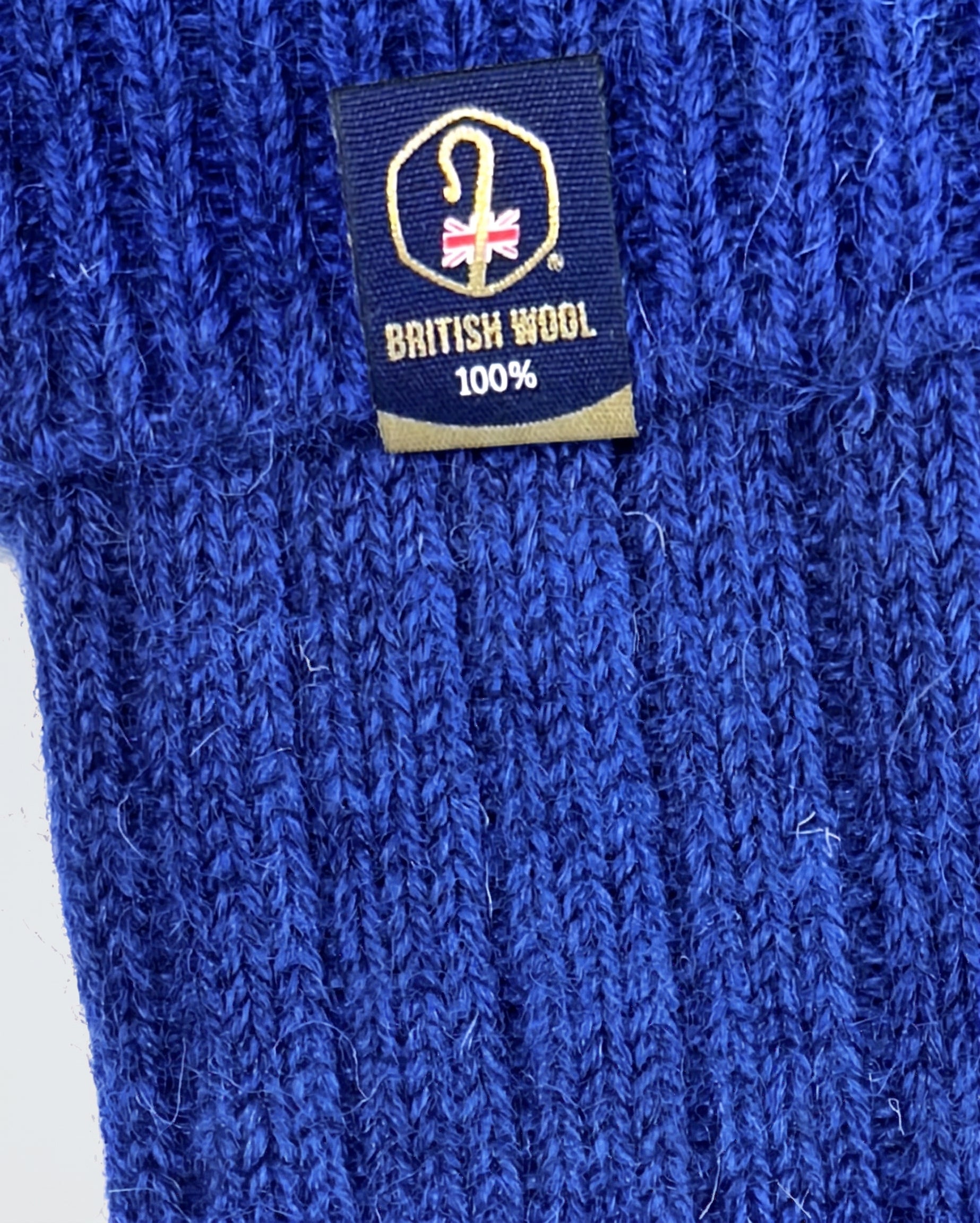 PREORDER - British Wool Boot Socks – Electric Blue | UK 4-7 & 8-12