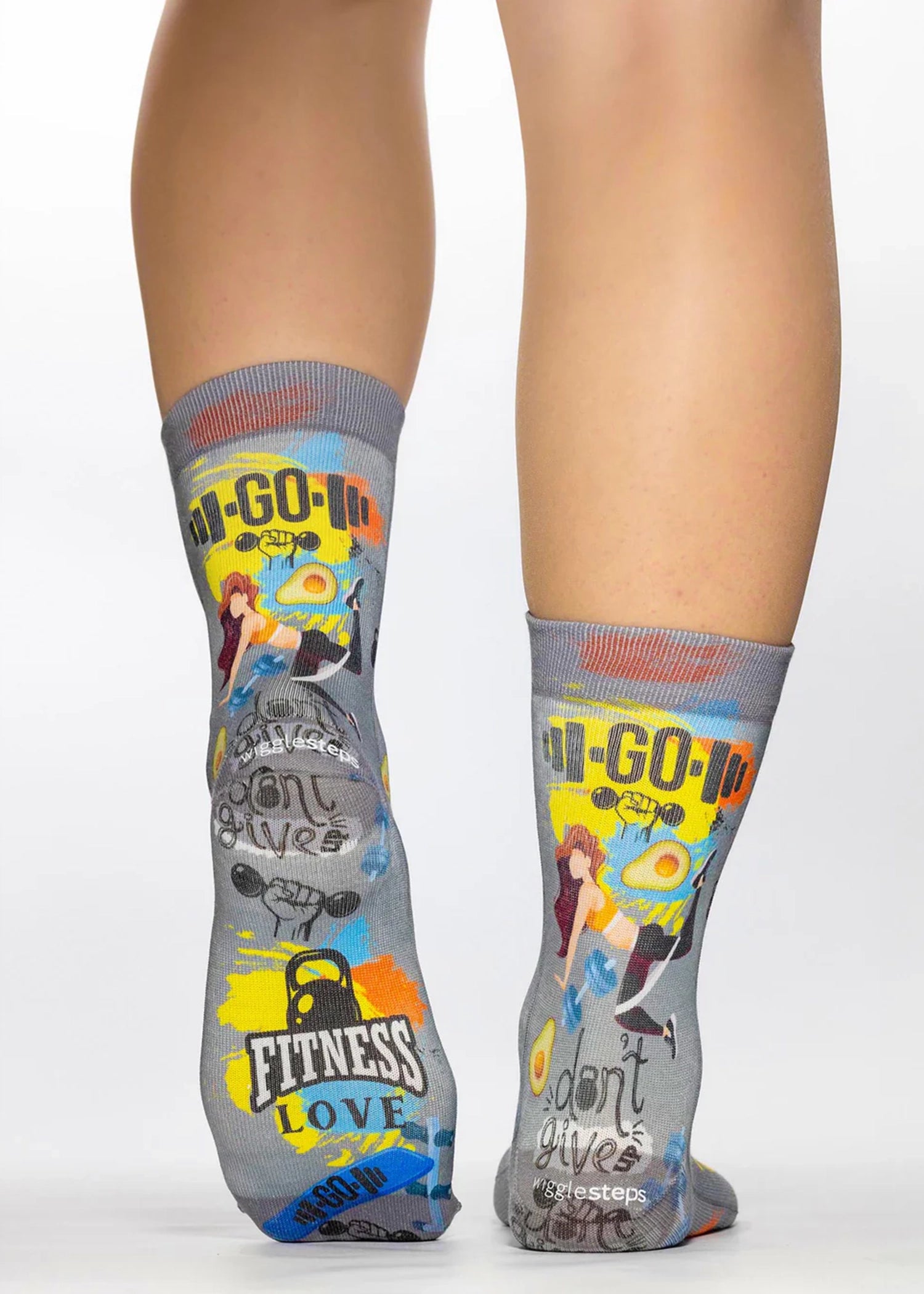 FITNESS LOVE Ladies Novelty Gift Socks