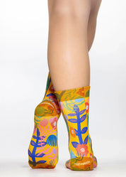 FLOWER LINE I Ladies Novelty Gift Socks