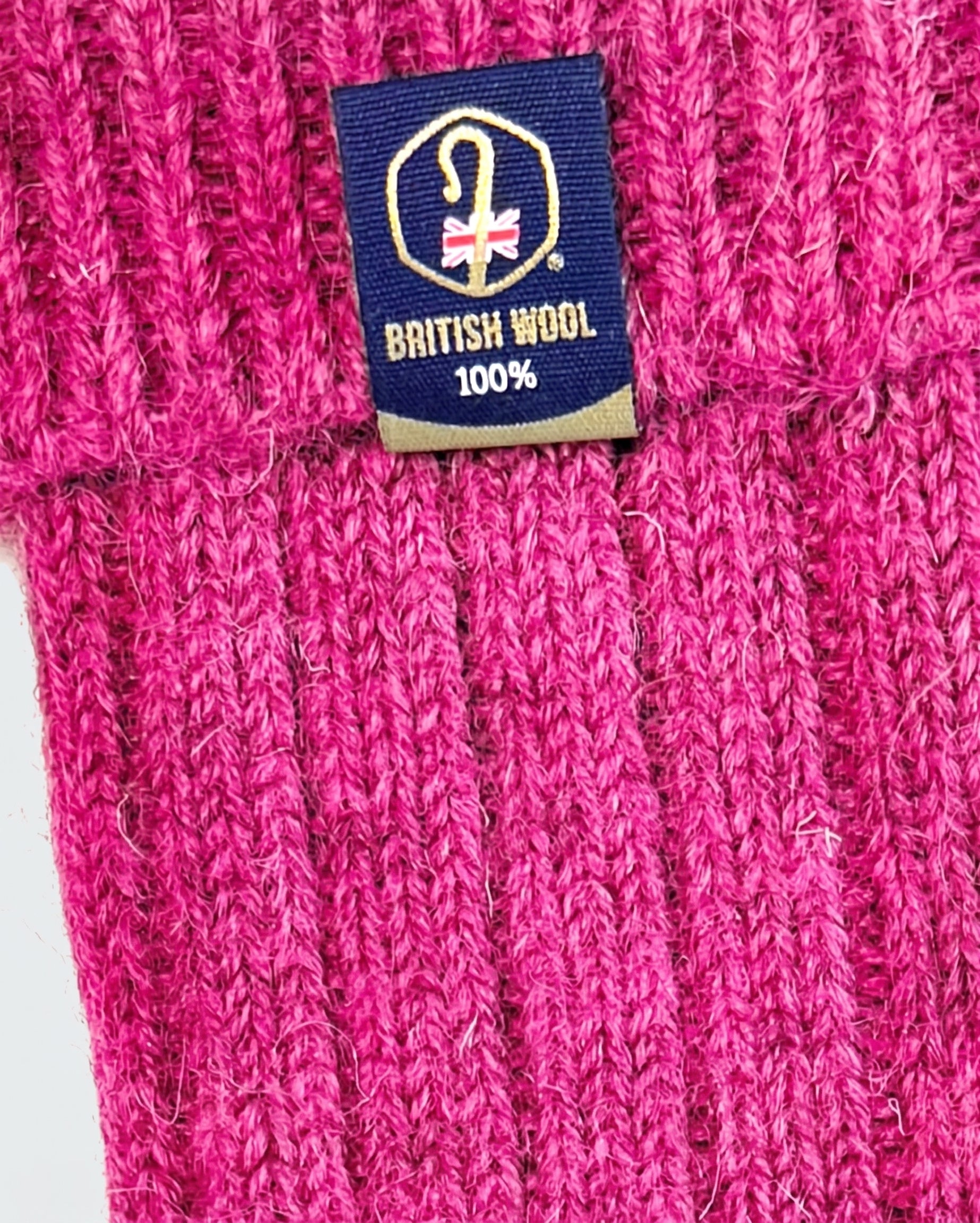 PREORDER - British Wool Boot Socks – Fandango Pink | UK 4-7