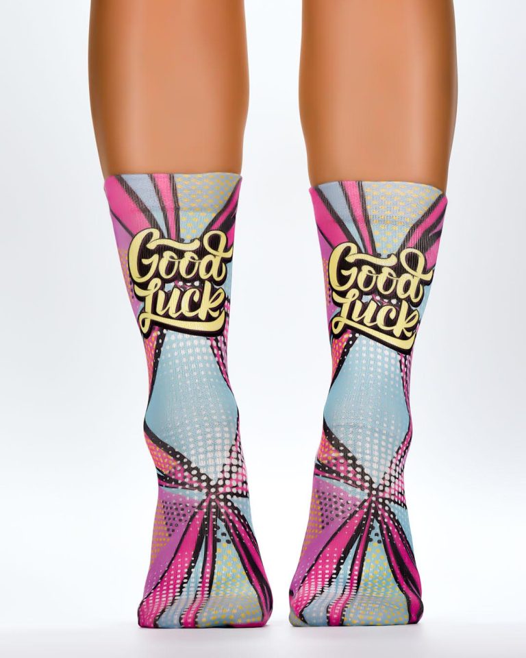 GOOD LUCK Ladies Novelty Gift Socks