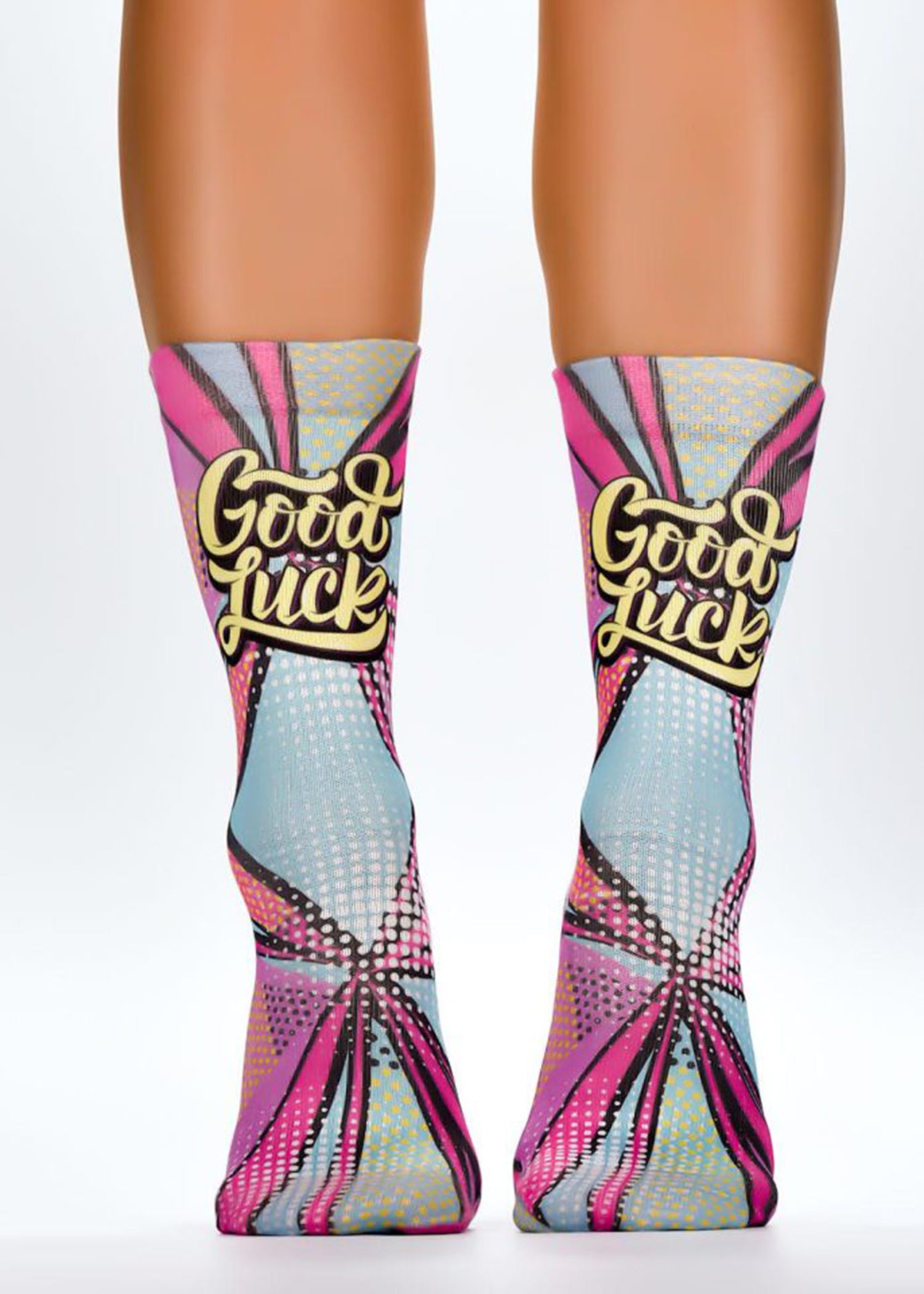 GOOD LUCK Ladies Novelty Gift Socks