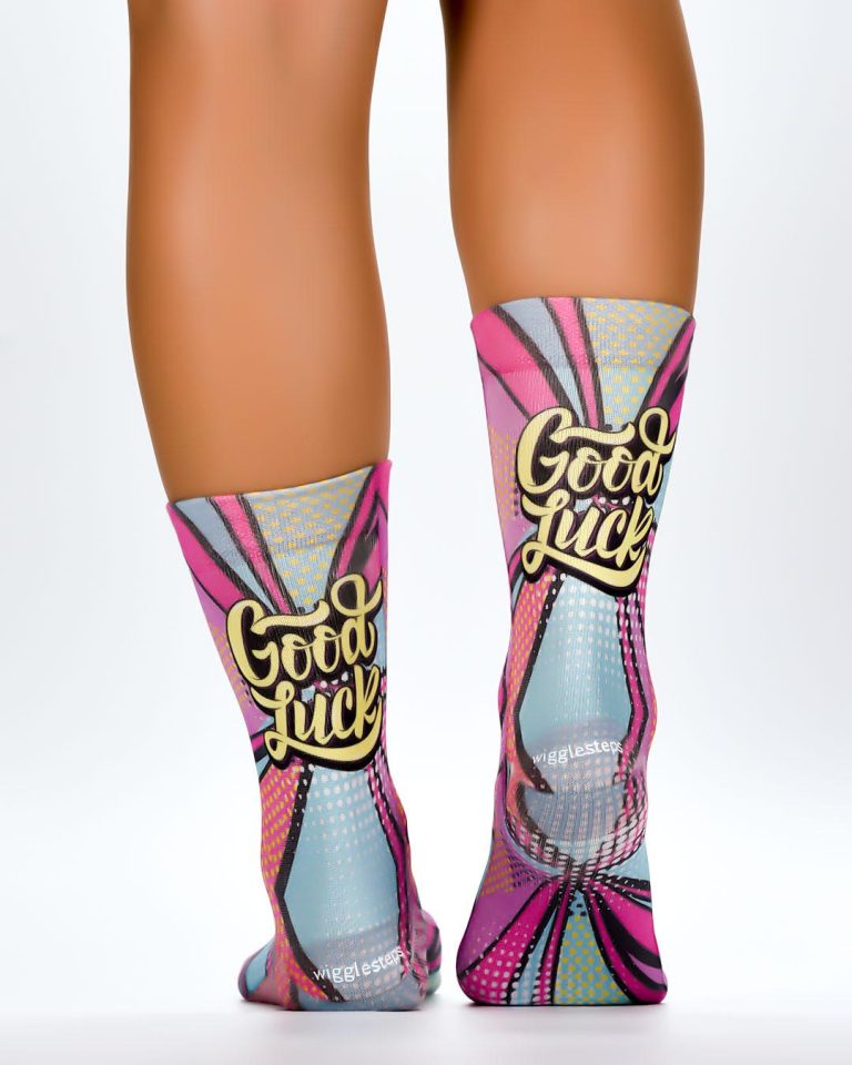 GOOD LUCK Ladies Novelty Gift Socks