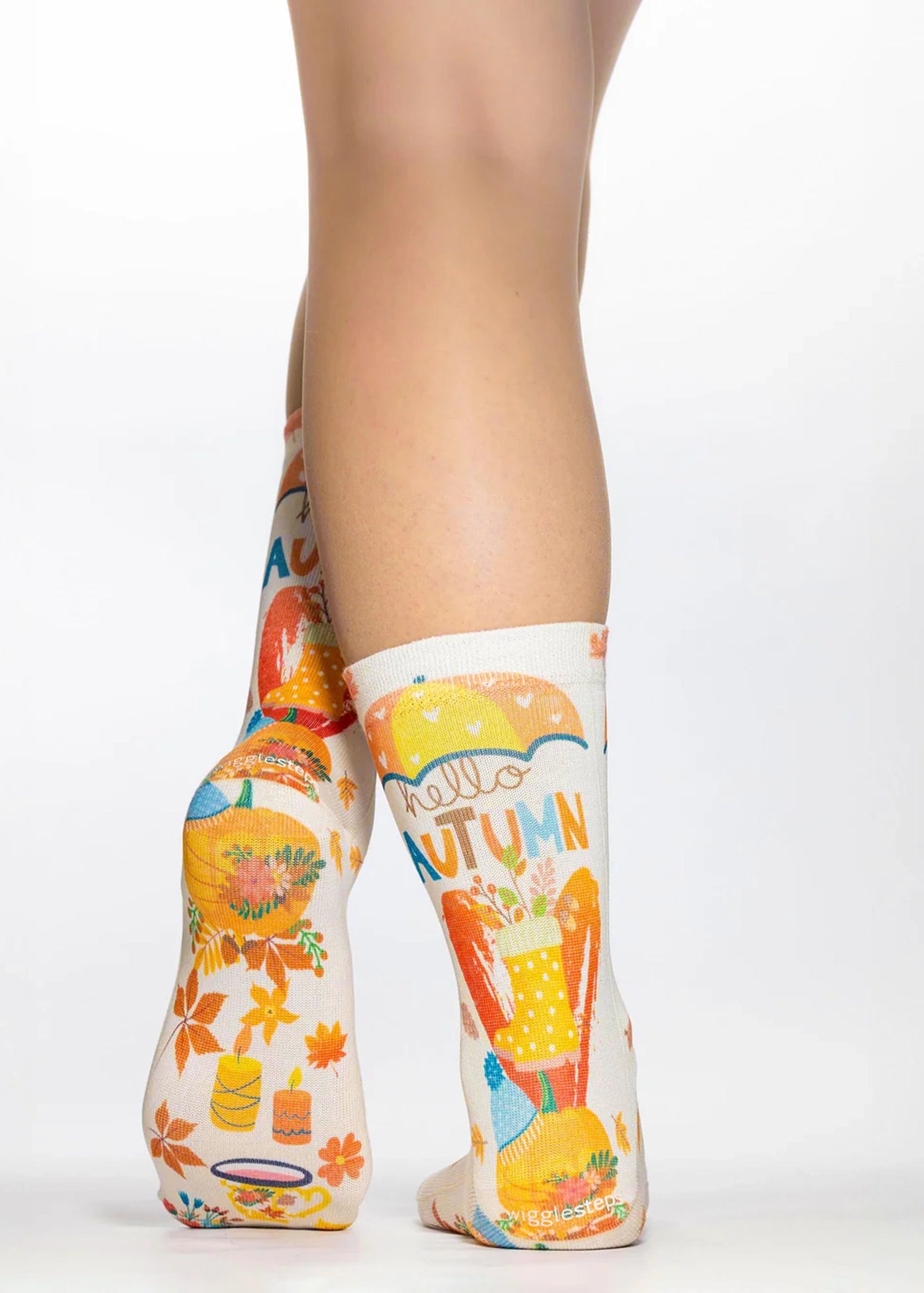 HELLO AUTUMN Ladies Novelty Gift Socks