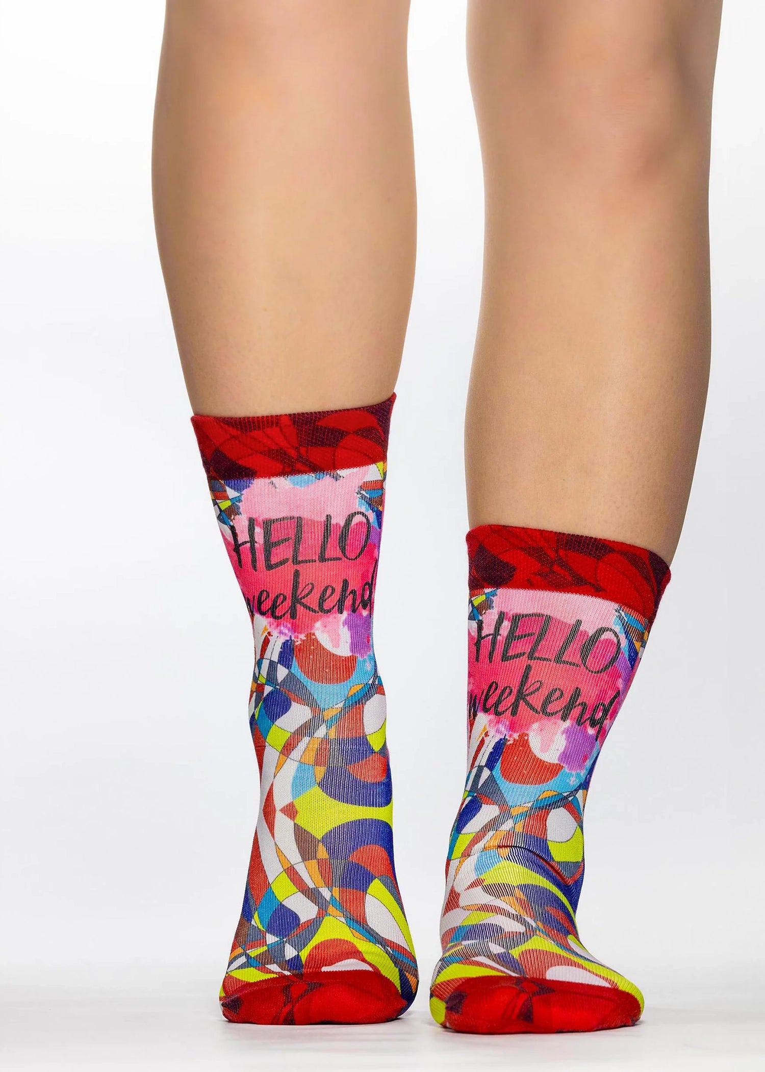 HELLO WEEKEND Ladies Novelty Gift Socks
