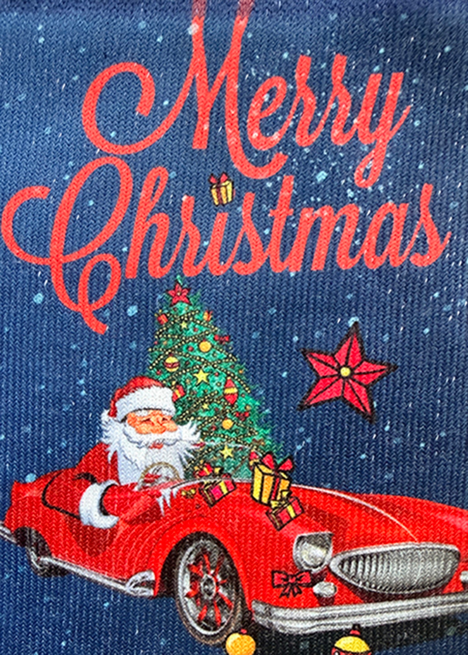 Christmas Car Ladies Socks