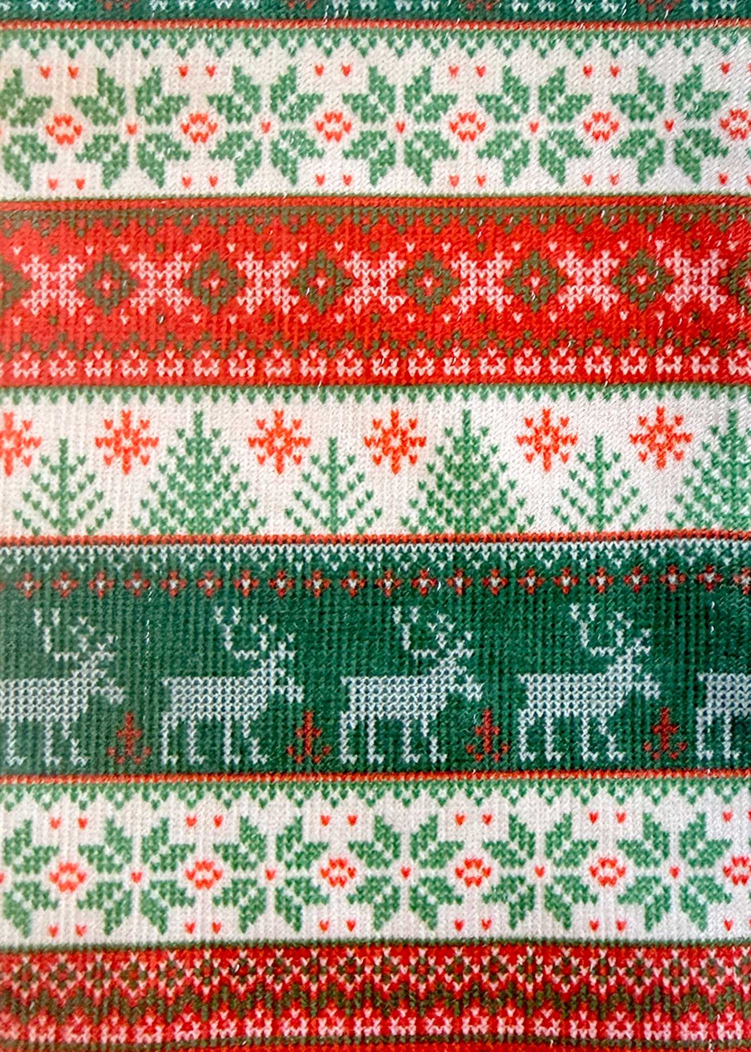 Knitted Deer Mens Novelty Socks