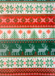 Knitted Deer Mens Novelty Socks