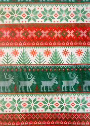 Knitted Deer Mens Novelty Socks