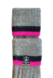 Wellington Boot Socks – Smoke Grey | 100% British Wool | UK 4-7