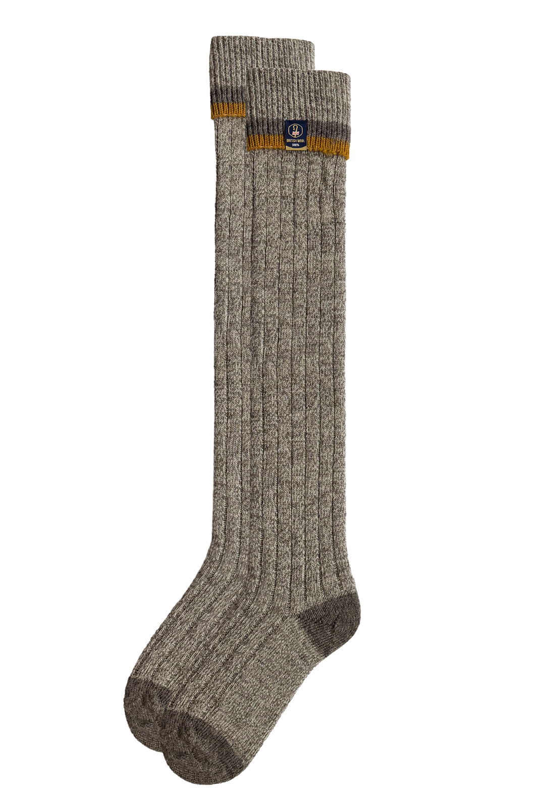 Wellington Boot Socks – Natural Twist | 100% British Wool | UK 4-7