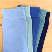 Luxury Plain Colour Socks Accents – 5 Pair Gift Set