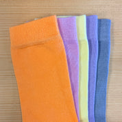 Luxury Plain Colour Socks Neutrals – 5 Pair Gift Set