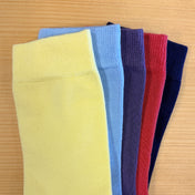 Luxury Plain Colour Socks Mid-Tones – 5 Pair Gift Set