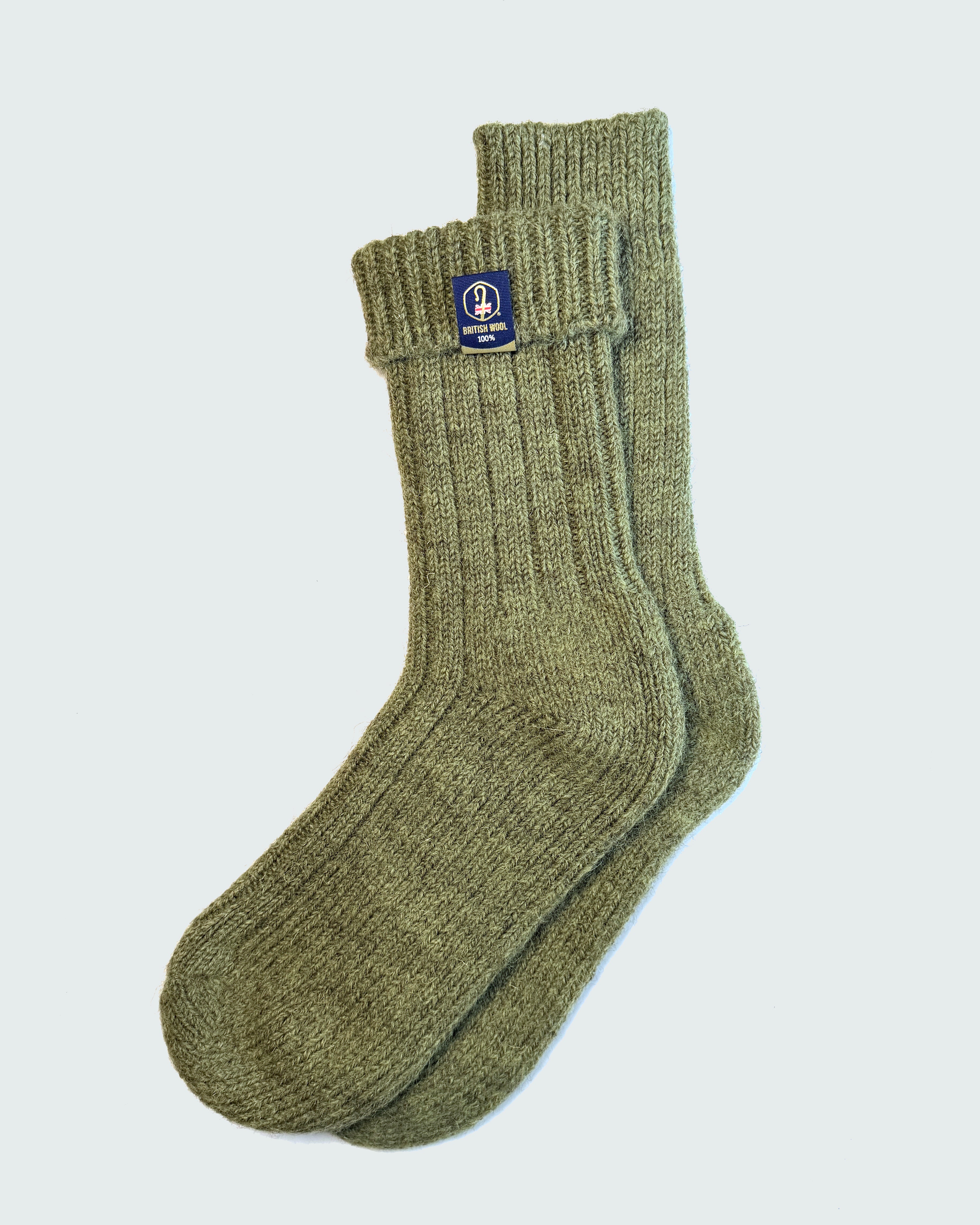 British Wool Boot Socks – Dark Apple | 100% British Wool Luxury Boot Socks