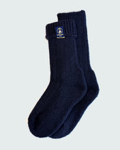 British Wool Boot Socks – Navy | 100% British Wool Luxury Boot Socks