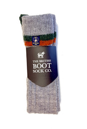 Wellington Boot Socks – Smoke & Celtic | 100% British Wool | UK 8–12