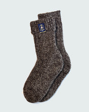 British Wool Boot Socks – Dark Natural Twist | 100% British Wool Luxury Boot Socks