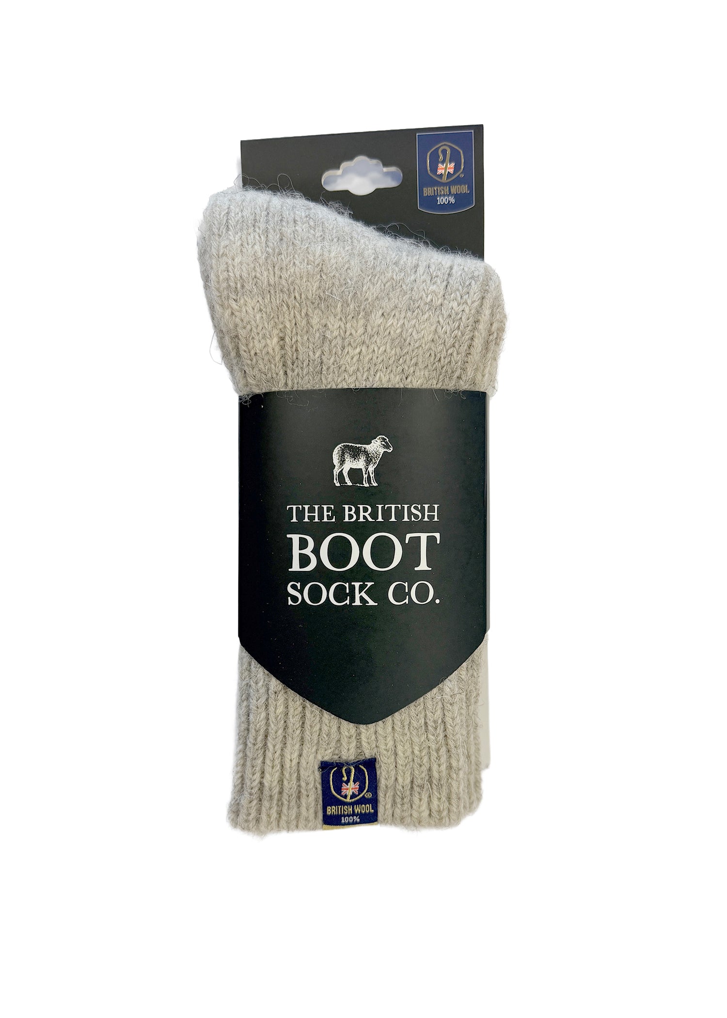 British Wool Boot Socks – Smoke | 100% British Wool Luxury Boot Socks