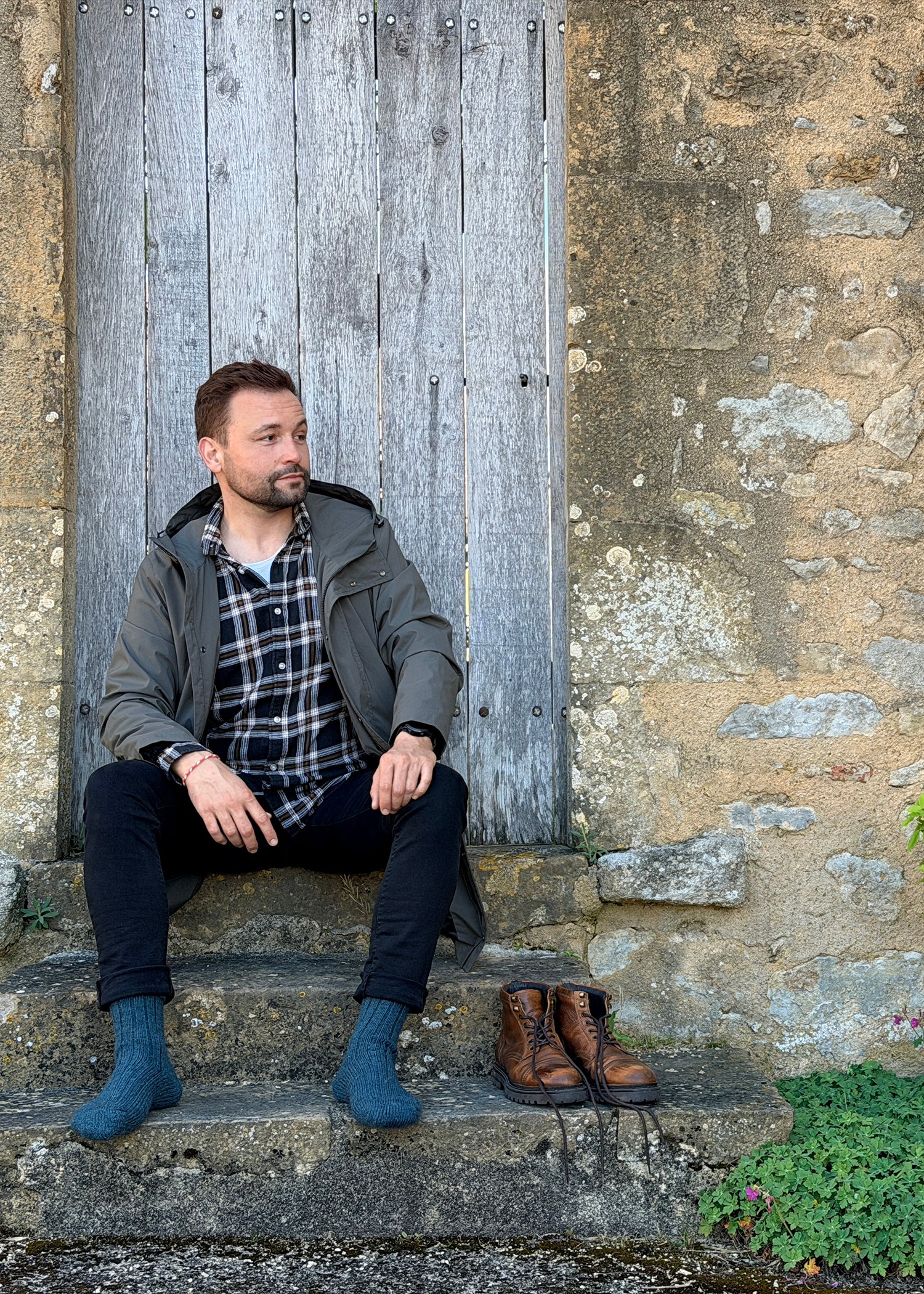 British Wool Boot Socks – Mallard | 100% British Wool Luxury Boot Socks