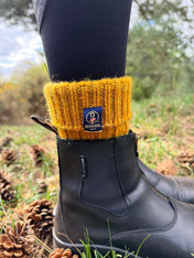 British Wool Boot Socks – Mustard Fields | 100% British Wool Luxury Boot Socks