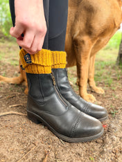 British Wool Boot Socks – Mustard Fields | 100% British Wool Luxury Boot Socks