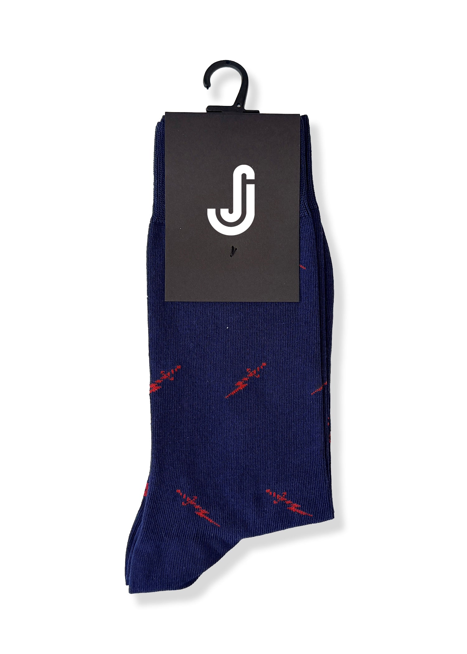 Lightning Daggers (Blue) Premium Socks | Cotton Pattern Socks by Jemsox