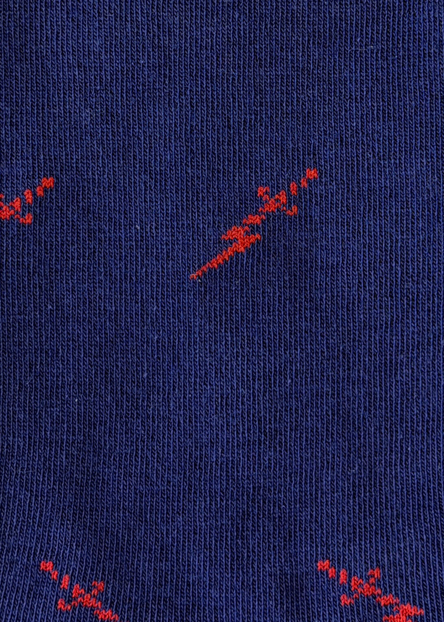 Lightning Daggers (Blue) Premium Socks | Cotton Pattern Socks by Jemsox