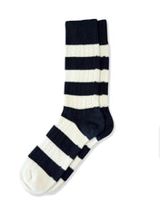 Men's Premium Rugby Socks – Black & White Stripe | Jemsox