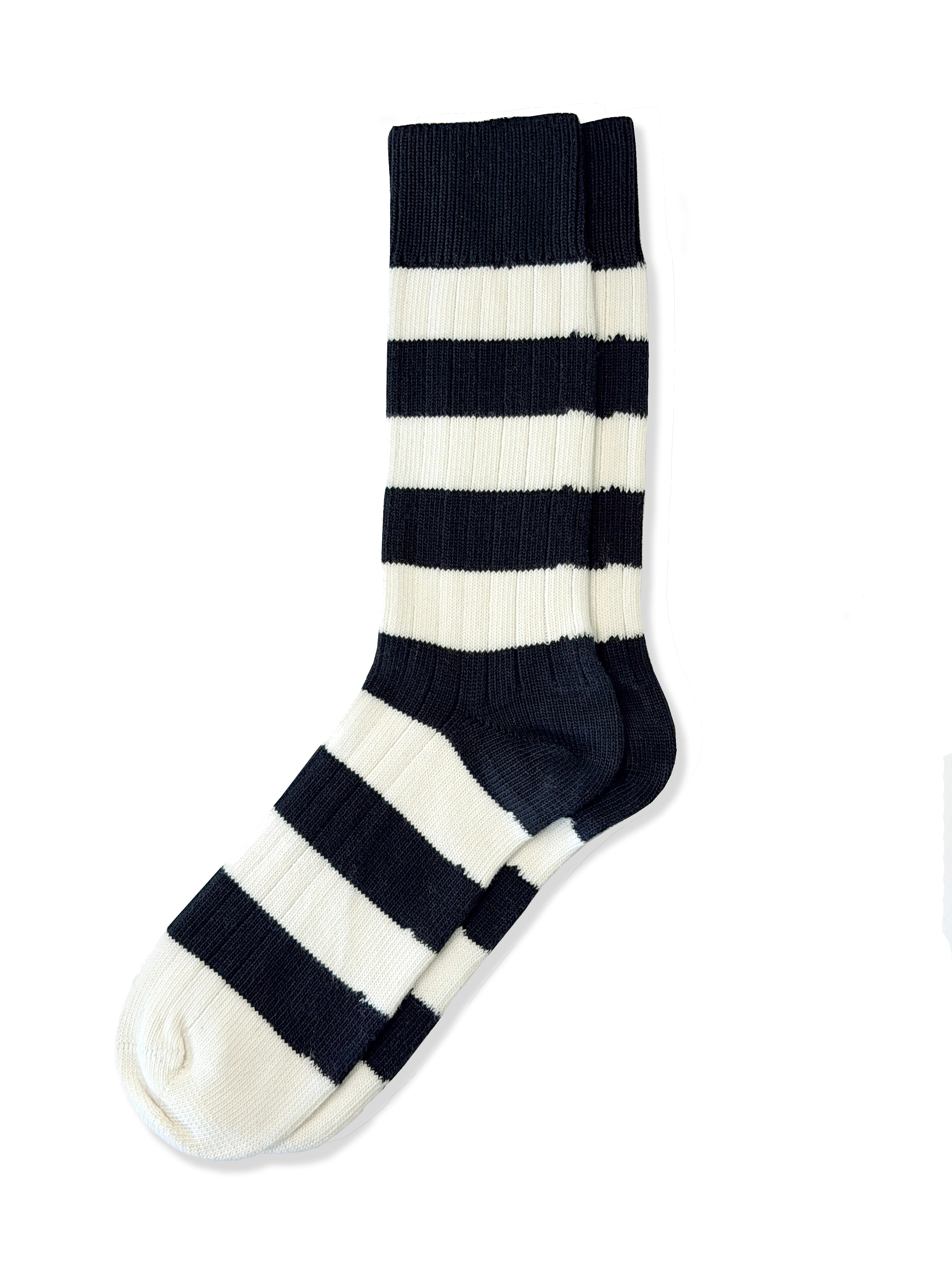 Men's Premium Rugby Socks – Black & White Stripe | Jemsox