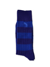 Men's Premium Rugby Socks – Blue Multi Stripe | Jemsox