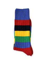 Men's Premium Rugby Socks – Multicolour Stripe | Jemsox