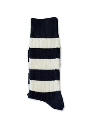 Men's Premium Rugby Socks – Black & White Stripe | Jemsox