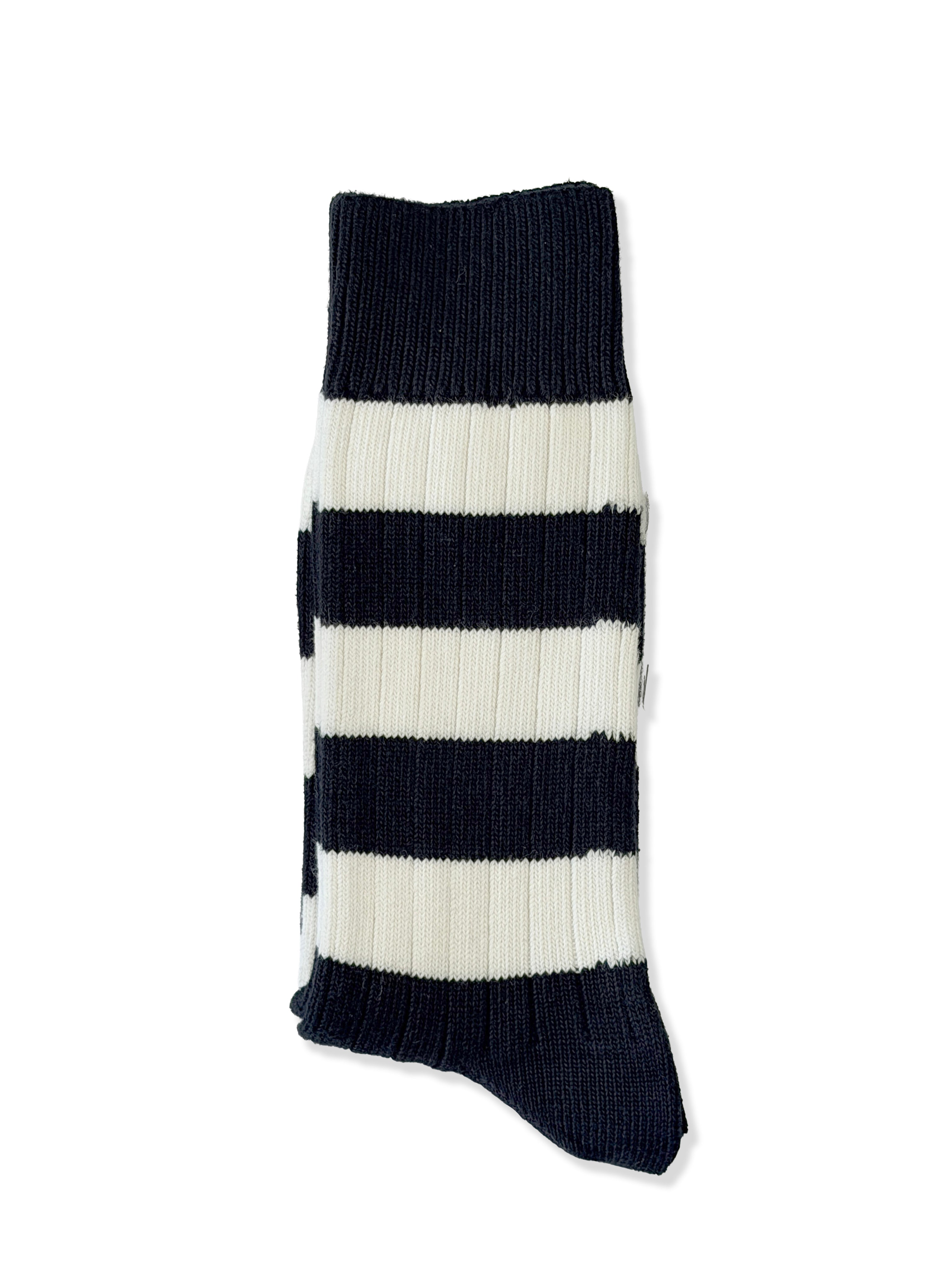 Men's Premium Rugby Socks – Black & White Stripe | Jemsox
